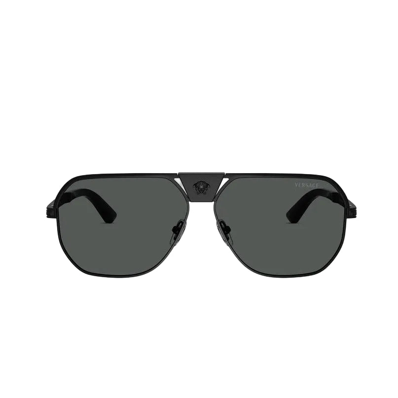 Versace Navigator Frame Matte Black Sunglasses