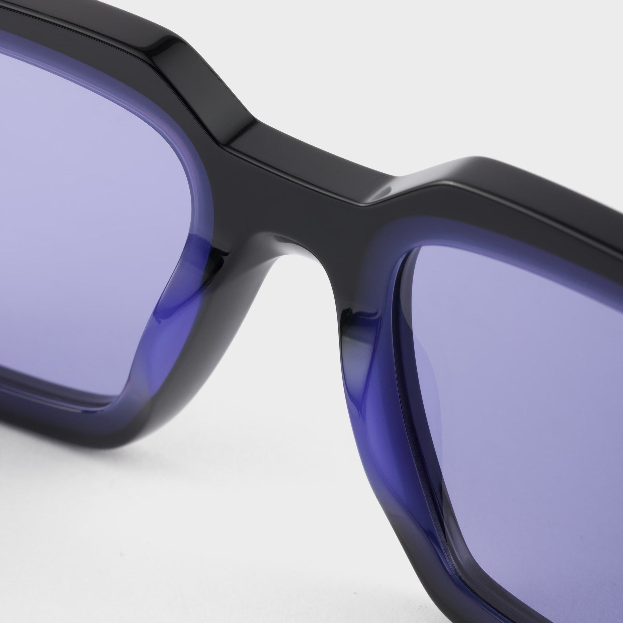 Prada Men Sqaure Frame Shiny Deep Black Sunglasses