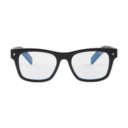 Prada Men Squared Frame lead Black Sunglasses
