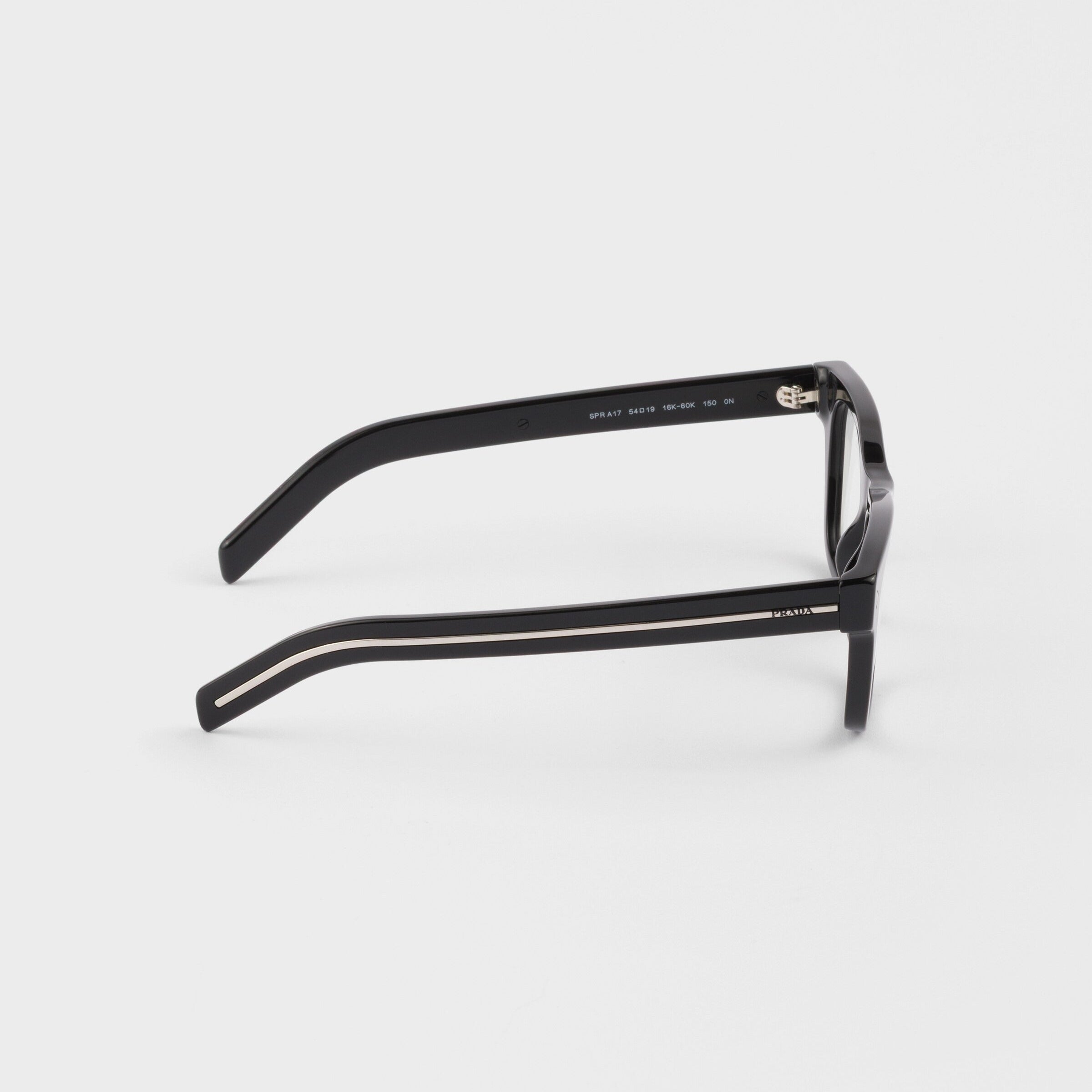 Prada Men Squared Frame lead Black Sunglasses