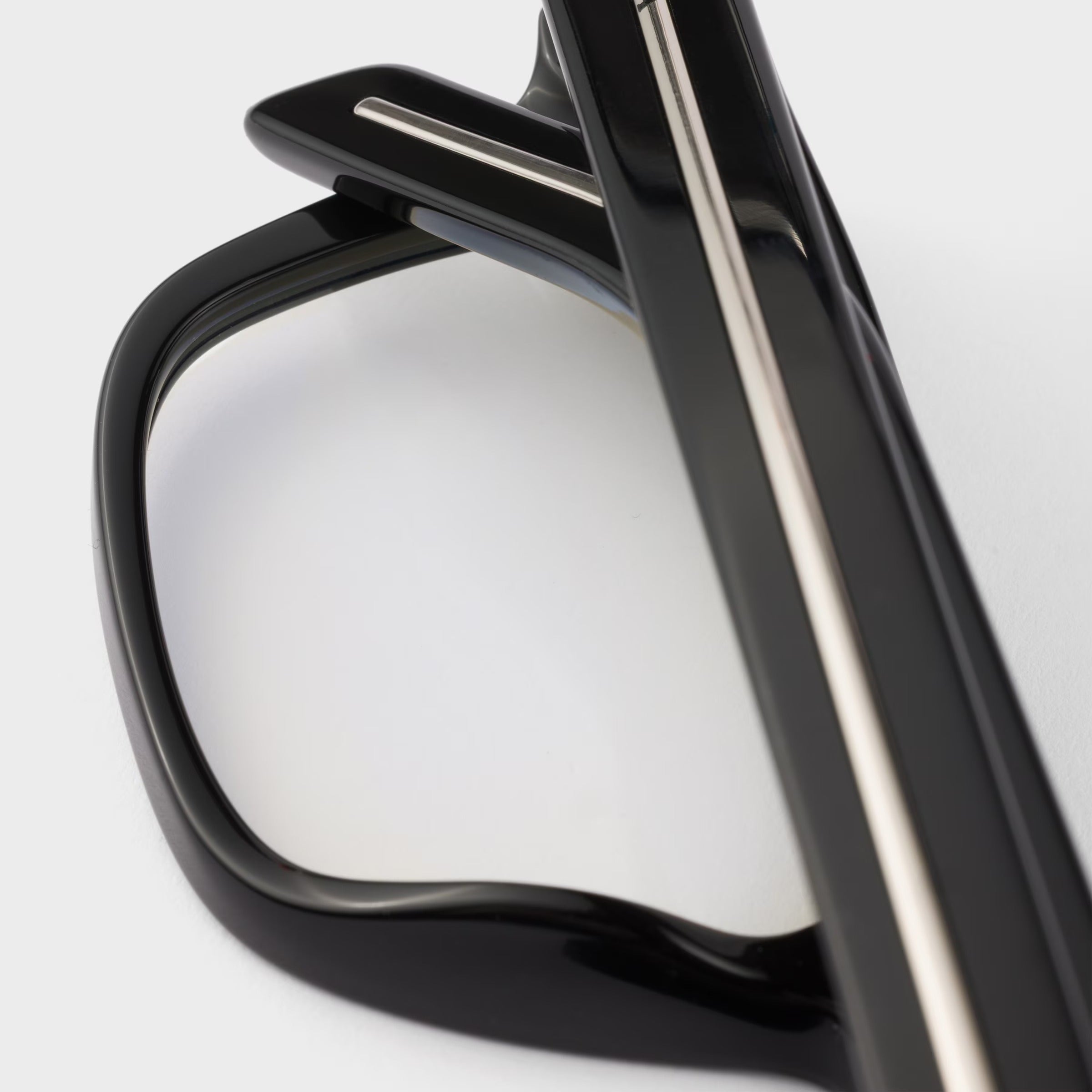 Prada Men Squared Frame lead Black Sunglasses