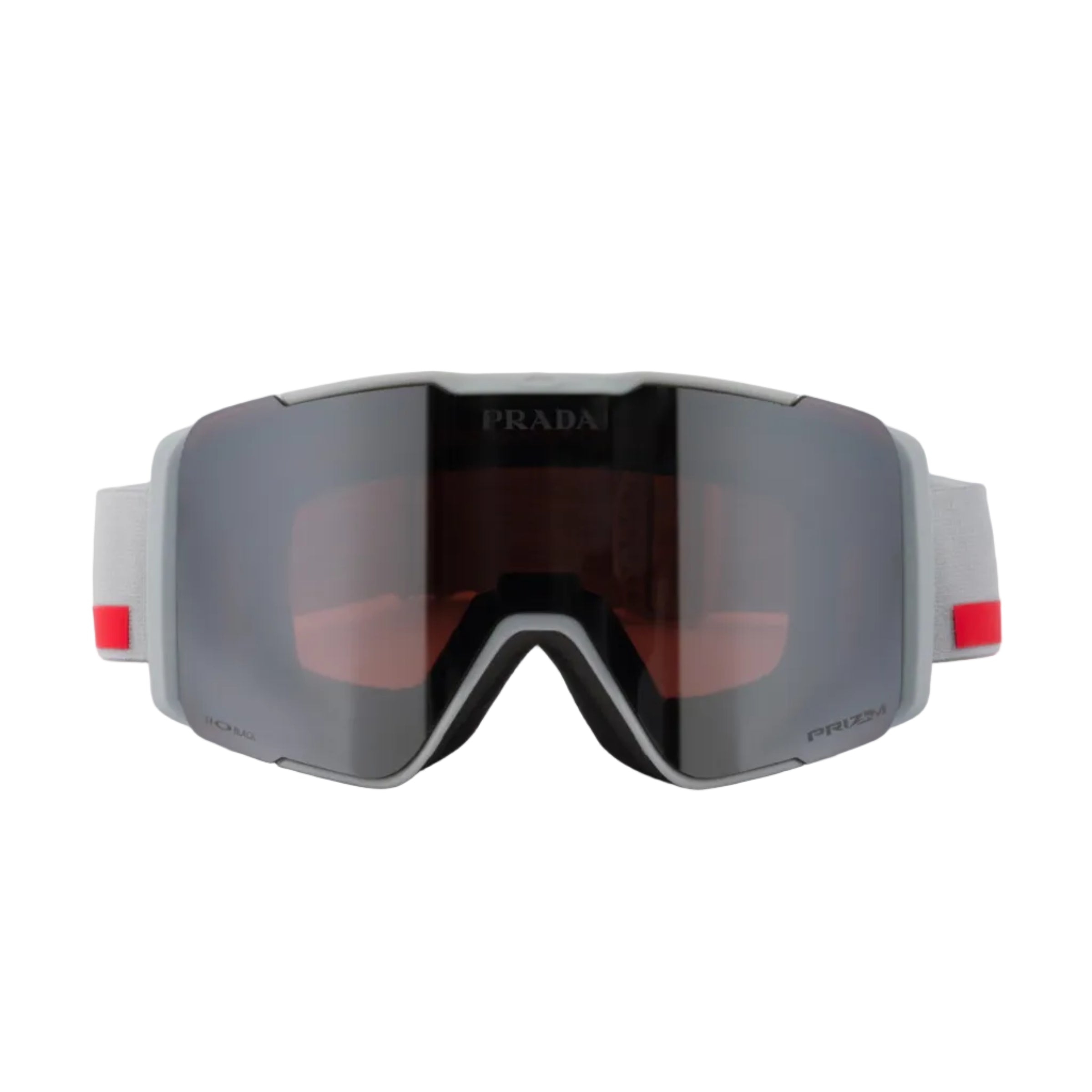 Prada Men Rimless Frame Matte Grey Sunglasses