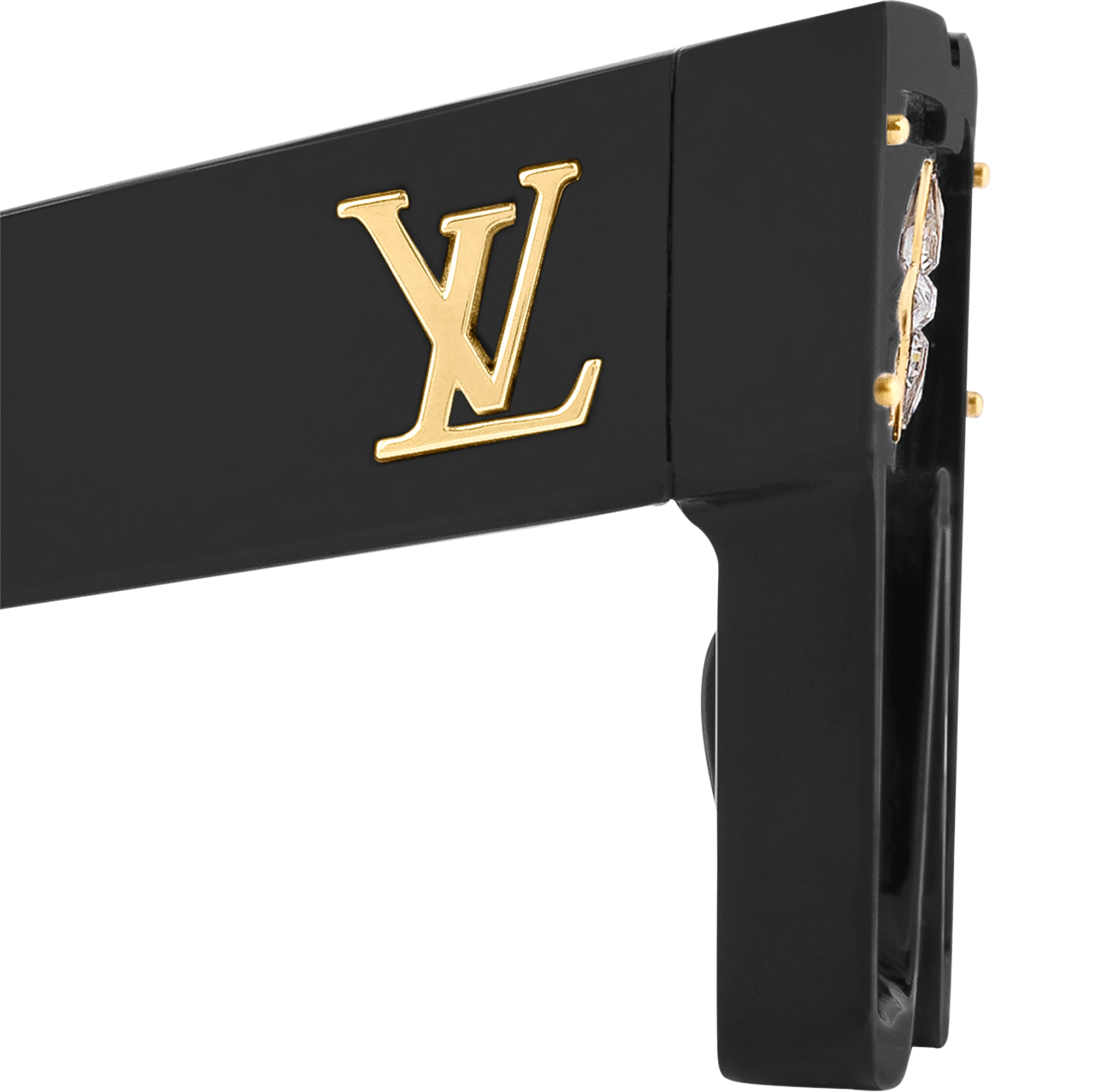 Louis Vuitton Men Mask Frame Soft Black Sunglasses