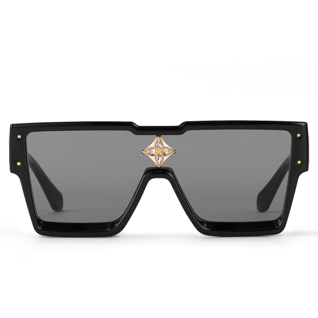 Louis Vuitton Men Mask Frame Soft Black Sunglasses
