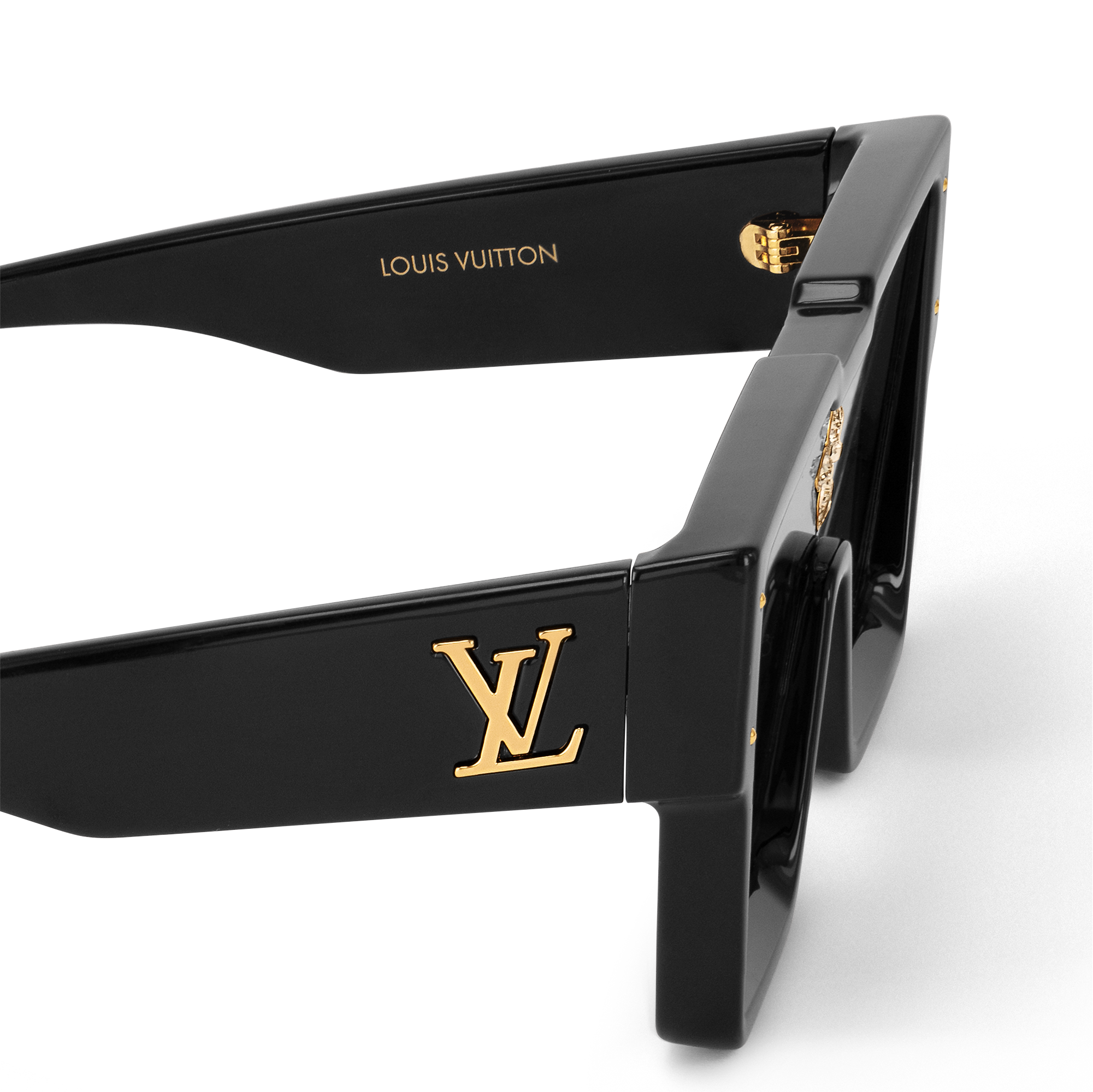 Louis Vuitton Men Mask Frame Soft Black Sunglasses