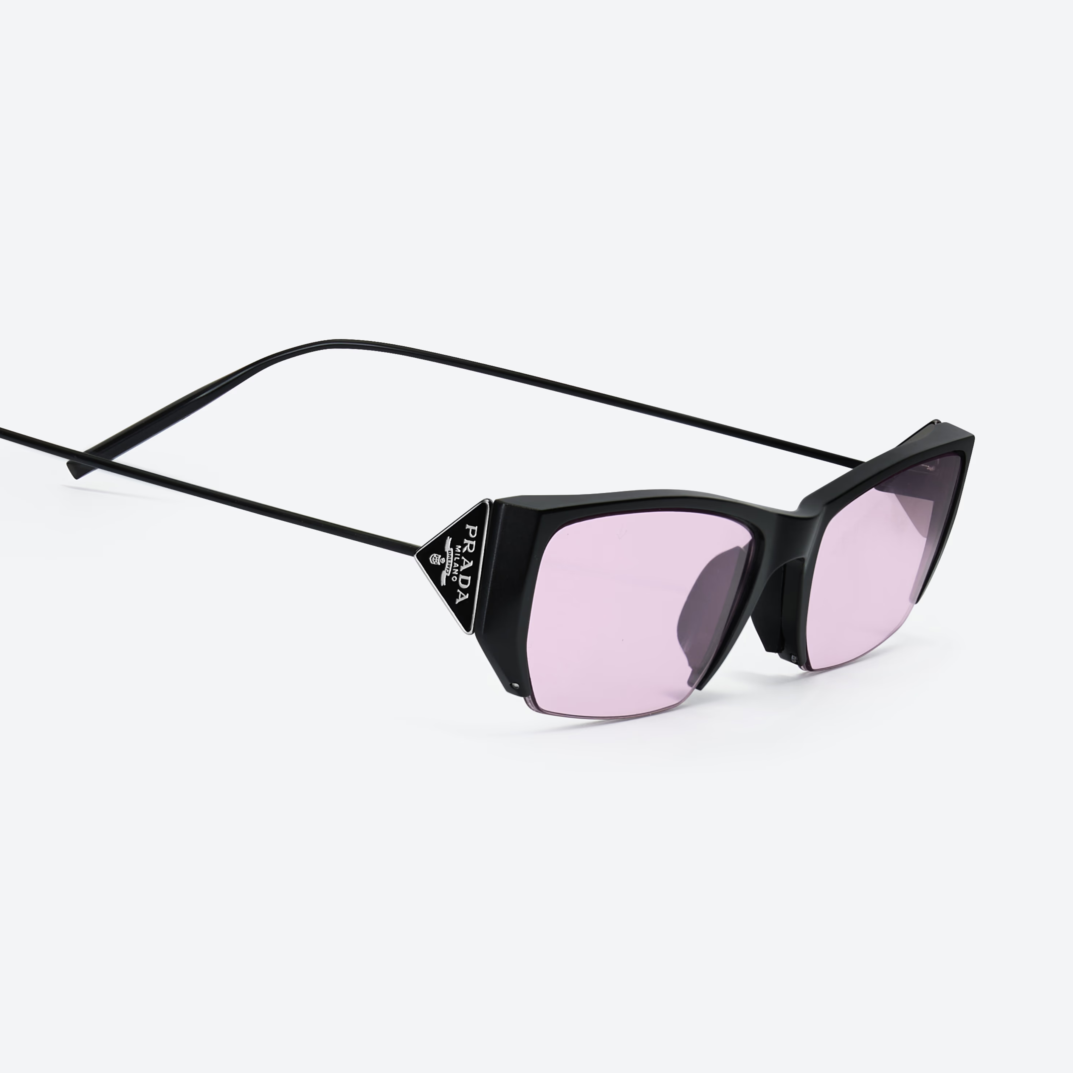 Prada Unisex 2 M01(V) Black Sunglasses