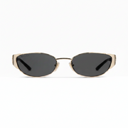 Gucci Women Oval Frame Gold Tone sunglasses