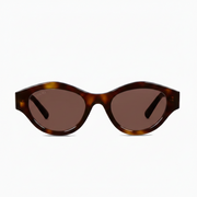 Gucci Women Cat-eye Frame Brown Tortoiseshell Sunglasses