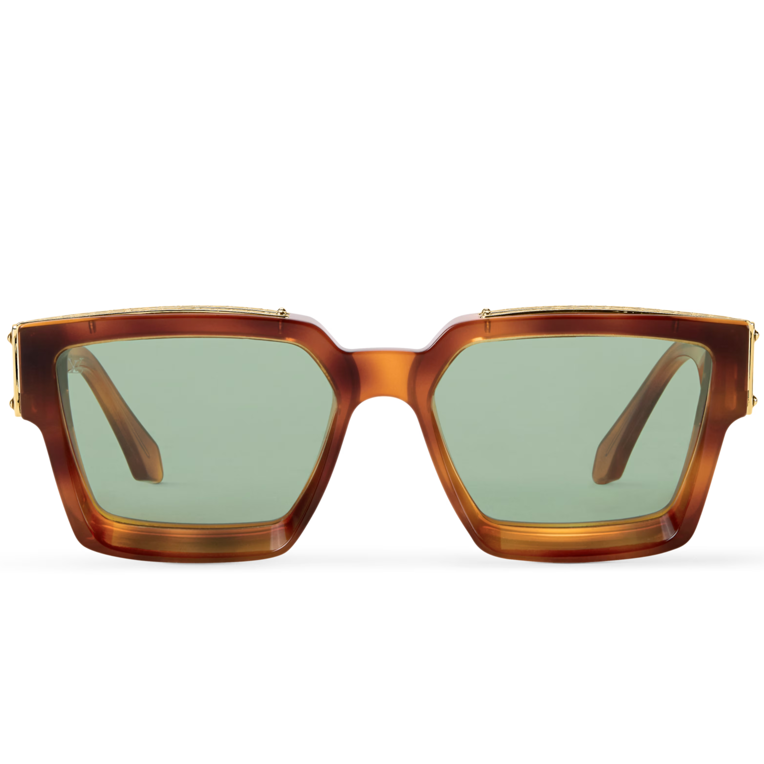 Louis Vuitton Men Square Frame Brwon Sunglasses