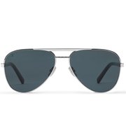 Louis Vuitton Men Pilot Frame Silver Sunglasses