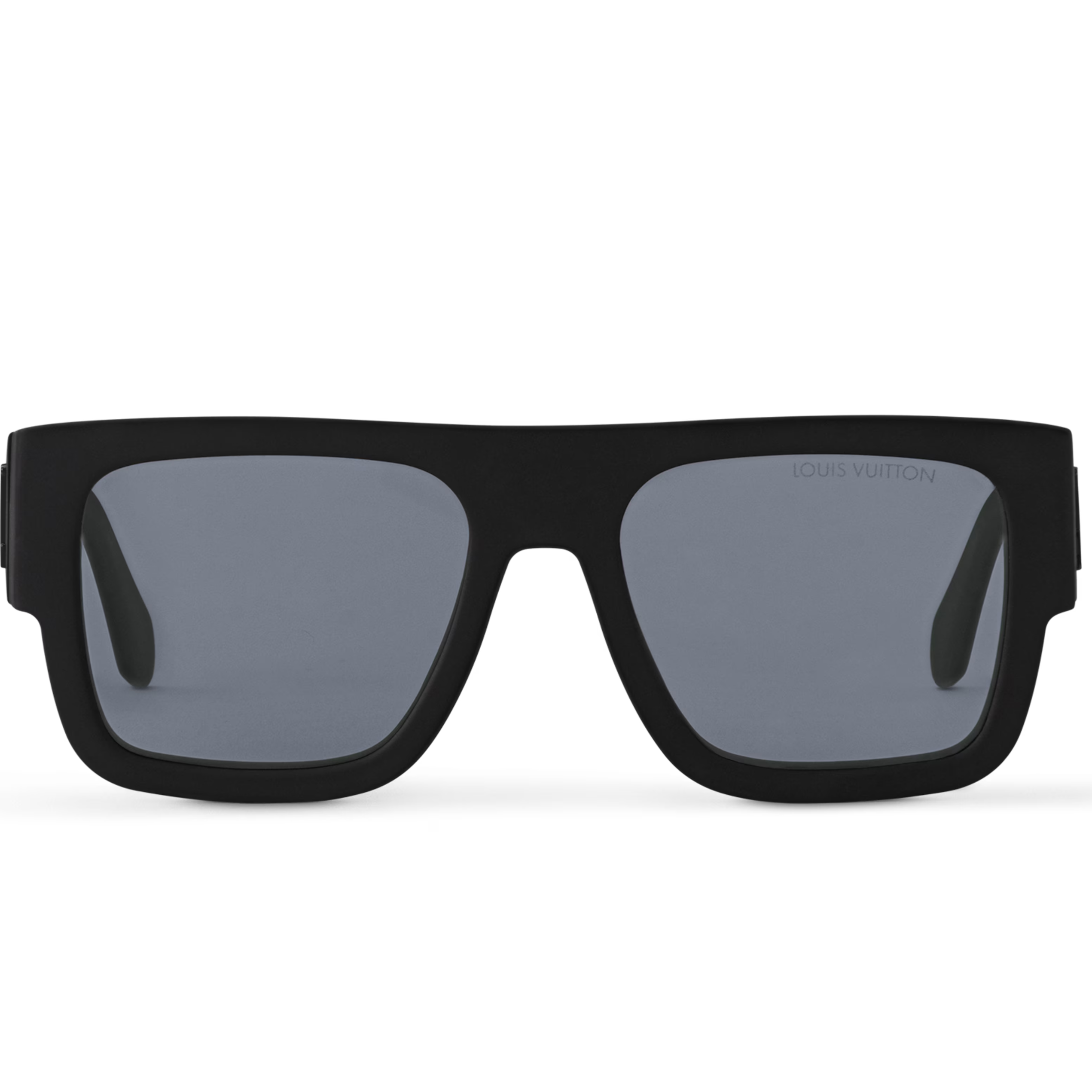 Louis Vuitton Men Square Frame Matt Black Sunglasses