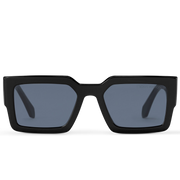 Louis Vuitton Men Square Deep Shiny Black Sunglasses