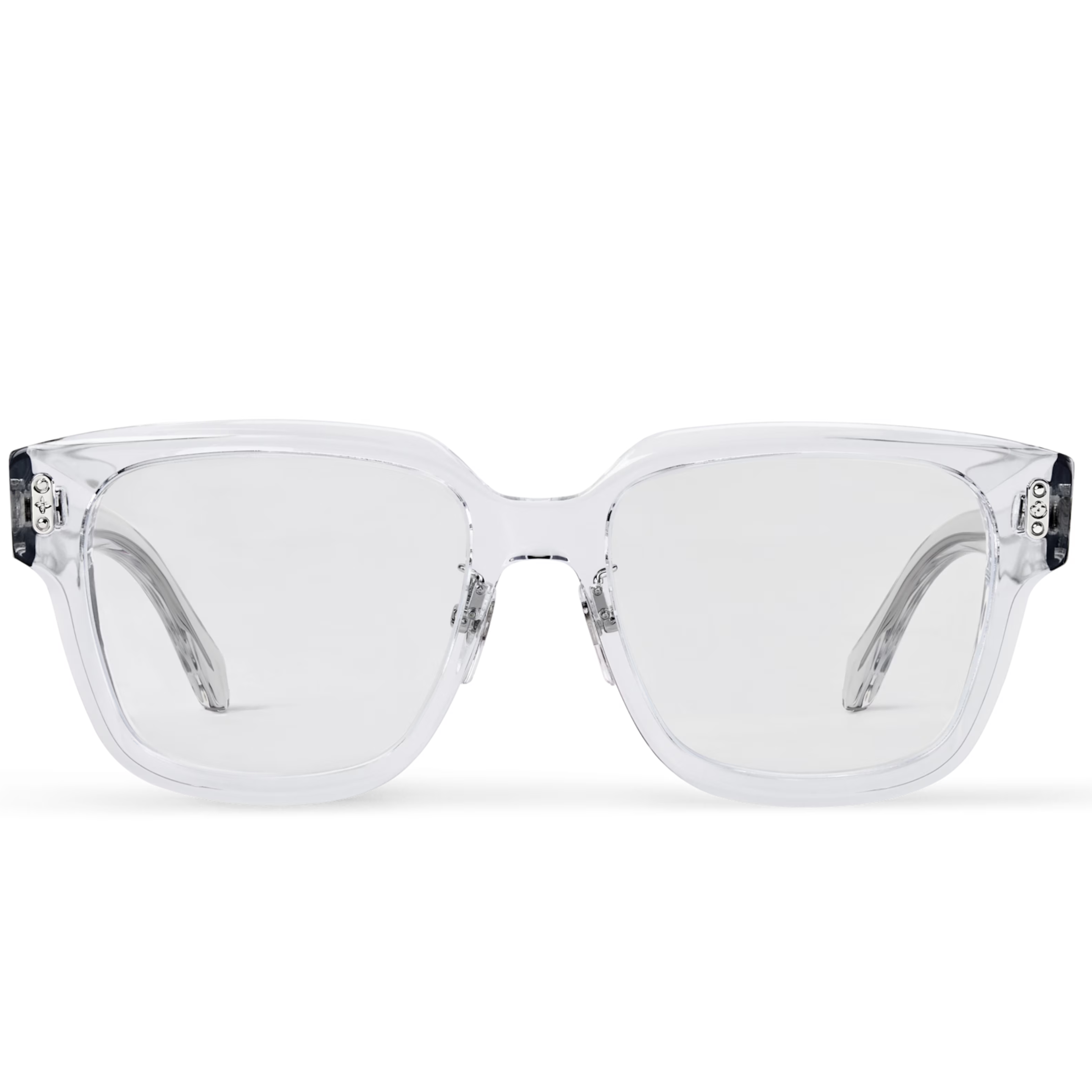 Louis Vuitton Men Square Frame White Sunglasses