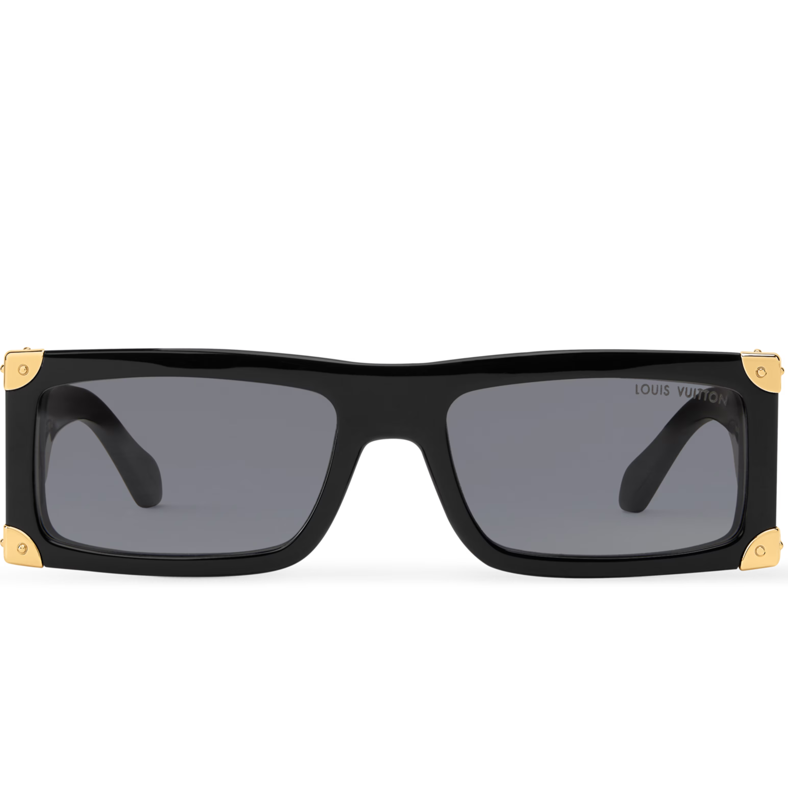 Louis Vuitton Men Square Frame Sable Black Sunglasses