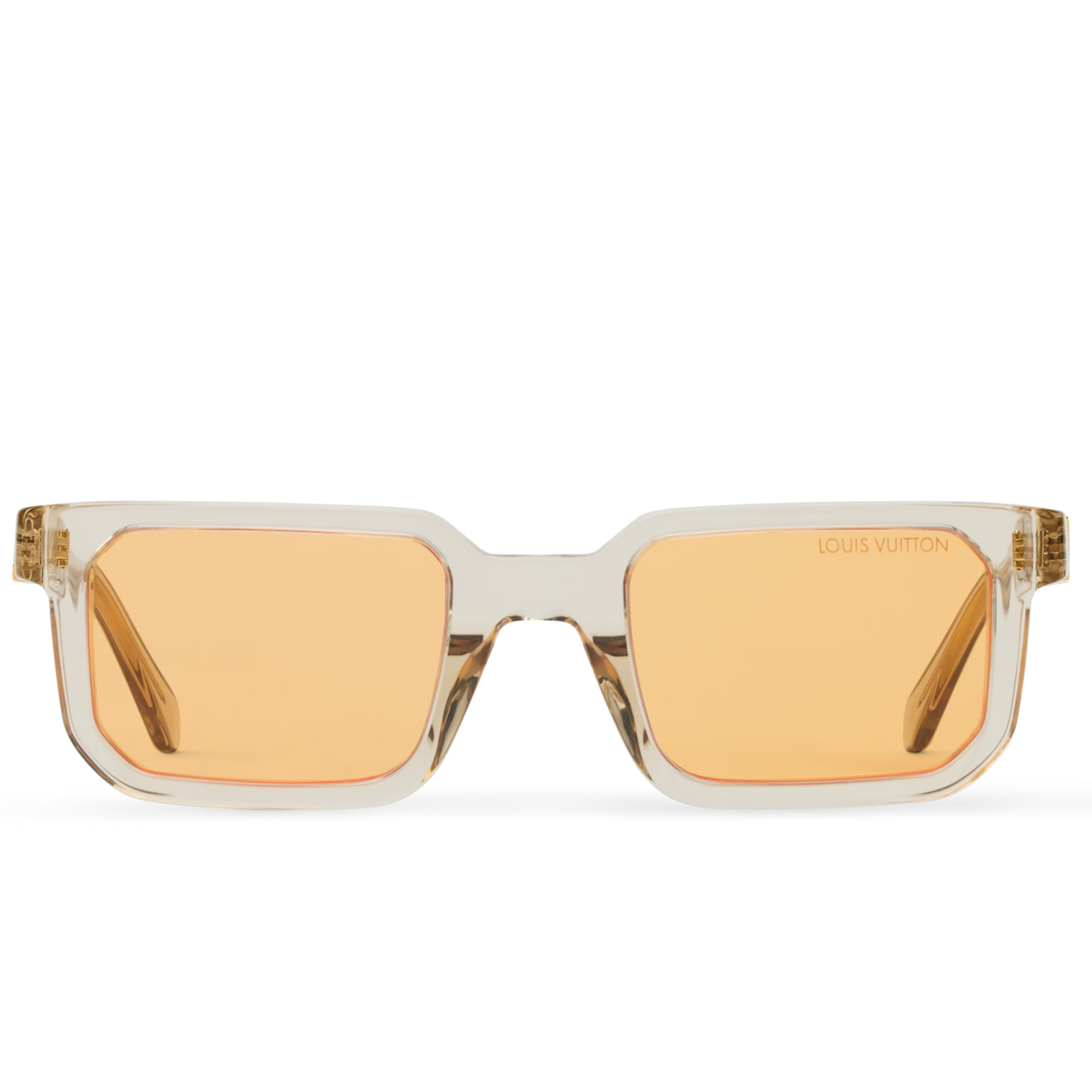 Louis Vuitton Men Square Frame Crystal Sunglasses