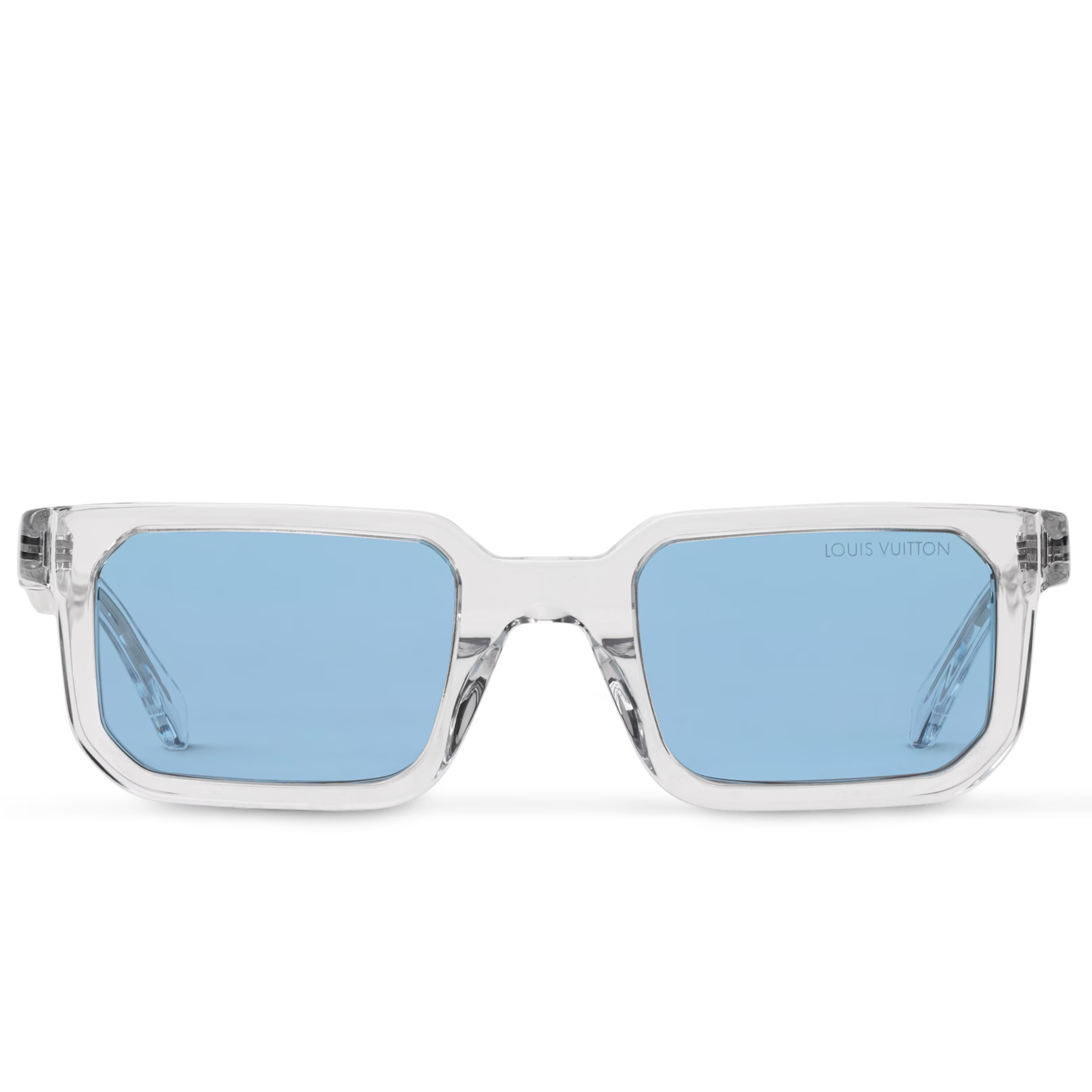 Louis Vuitton Men Square Frame Clear Sunglasses
