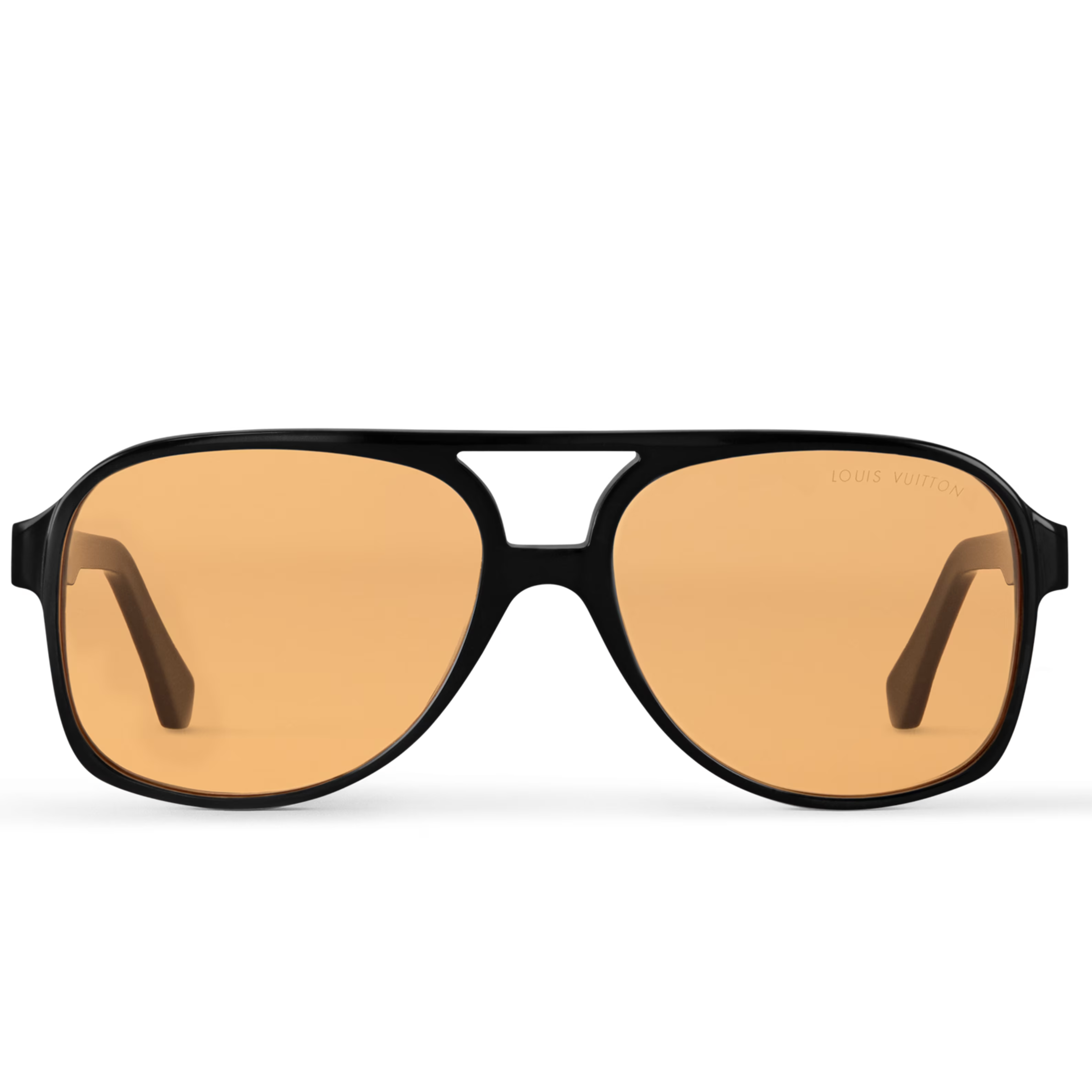 Louis Vuitton Men Pilot Frame Black Sunglasses