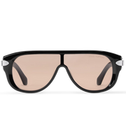 Louis Vuitton Men Mask Frame Shiny Black Sunglasses