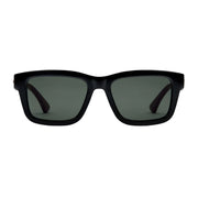 Gucci Men Rectangular Frame Matt Back Sunglasses