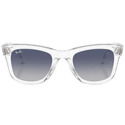 Ray Ban Men Square Frame Transparent Sunglasses