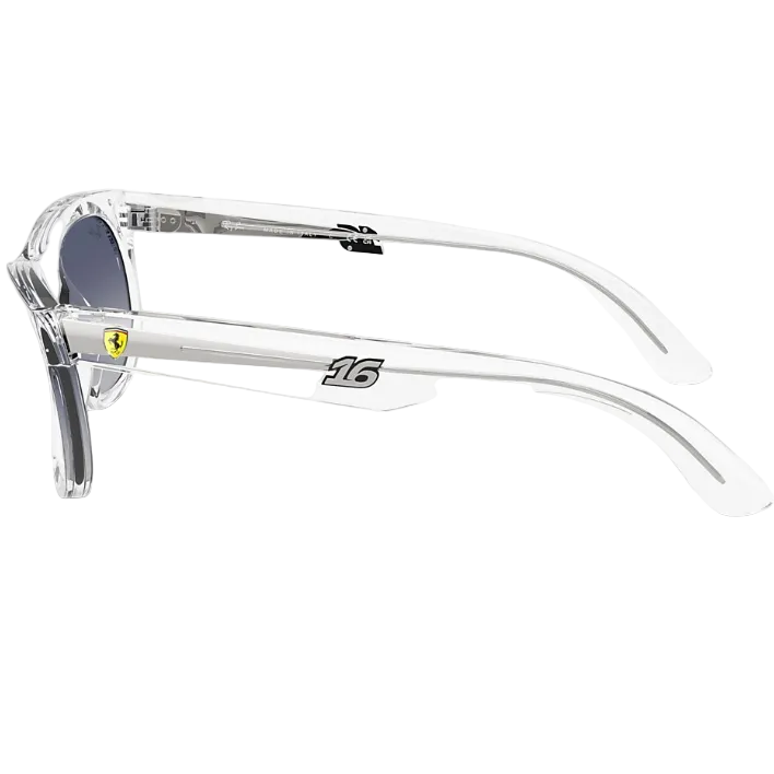 Ray Ban Men Square Frame Transparent Sunglasses