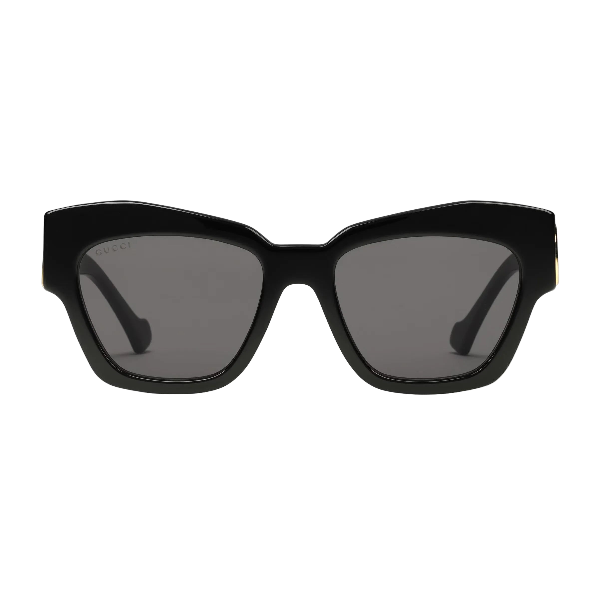 Gucci Women Cat-eye Frame Black Acetate Sunglasses