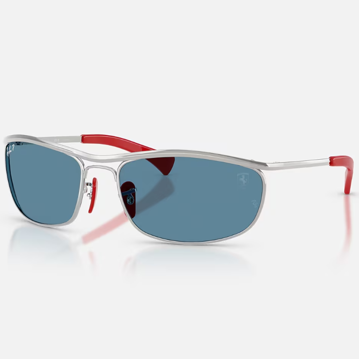 Ray Ban Women Oval Frame Silver Sunglasses