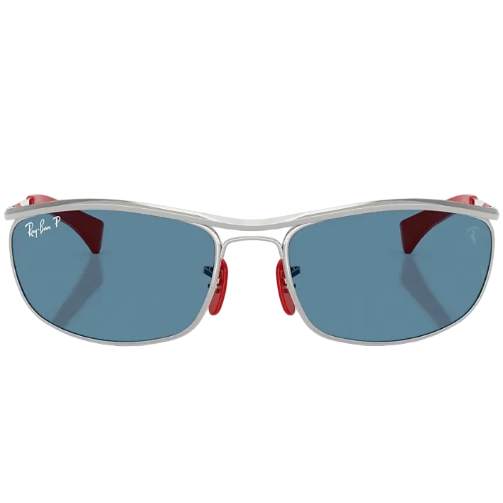 Ray Ban Women Oval Frame Silver Sunglasses