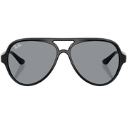Ray Ban Men Pilot Frame Shiny Black Sunglasses