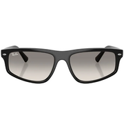 Ray Ban Men Irregular Frame Smoky Black Sunglasses