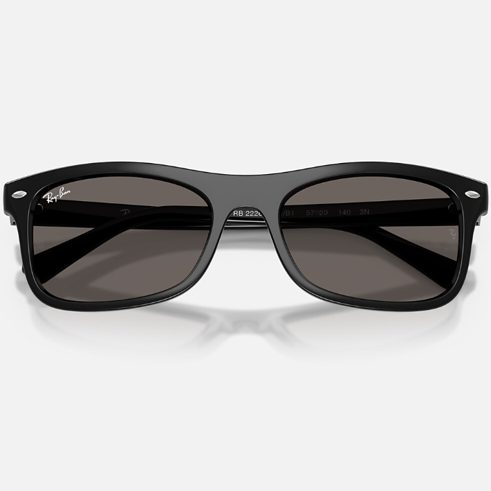 Ray Ban Men Square Frame Smoky Black Sunglasses