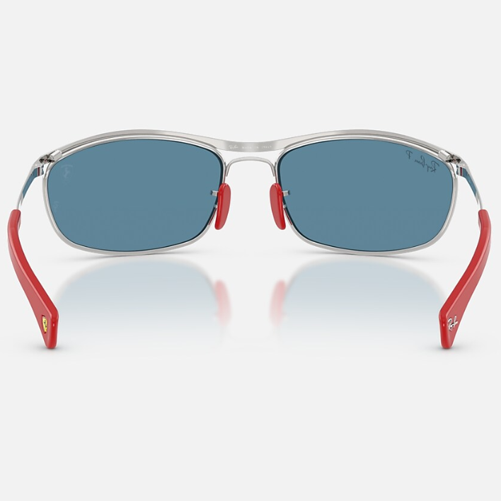 Ray Ban Women Oval Frame Silver Sunglasses