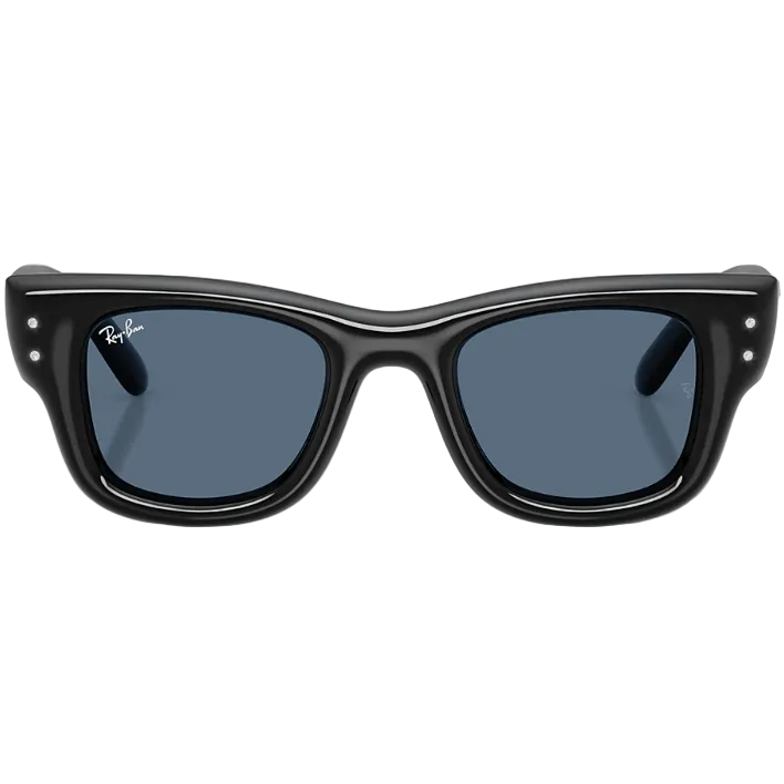 Ray Ban Men Square Frame Matt Black Sunglasses