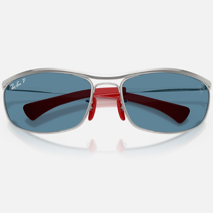 Ray Ban Women Oval Frame Silver Sunglasses