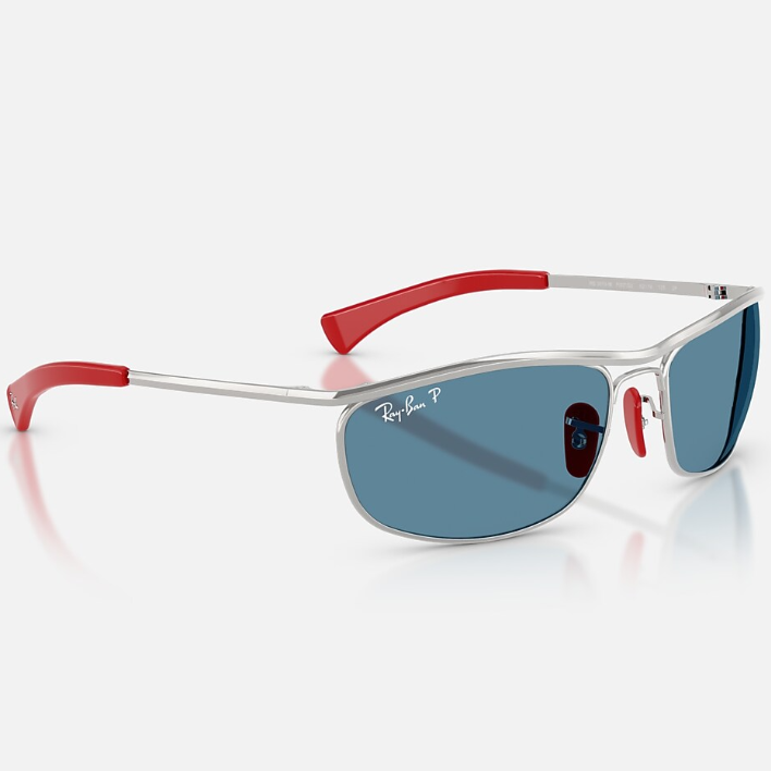 Ray Ban Women Oval Frame Silver Sunglasses