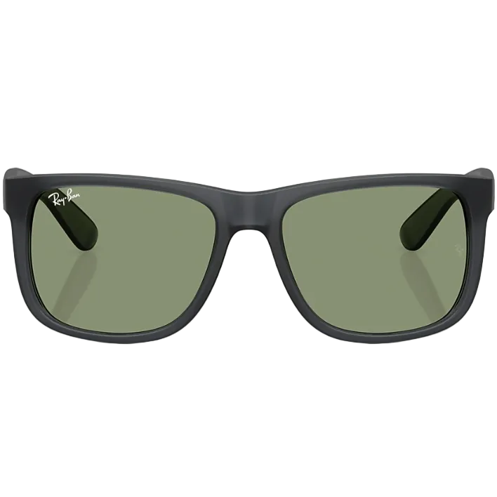 Ray Ban Men Square Frame Opal Grey Sunglasses