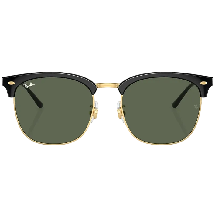 Ray Ban Women Square Frame Polished Opal Black Sunglasses