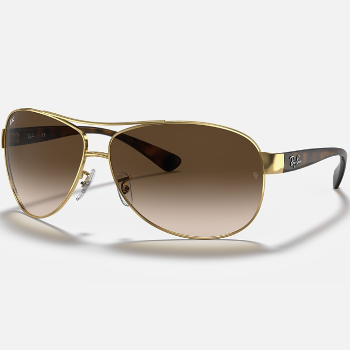Ray Ban Men Pilot Frame Deep Arista Gold Sunglasses
