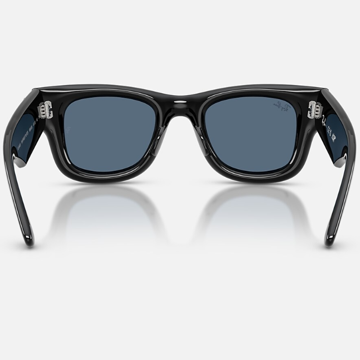 Ray Ban Men Square Frame Matt Black Sunglasses