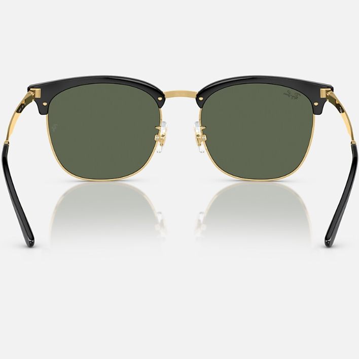 Ray Ban Women Square Frame Polished Opal Black Sunglasses