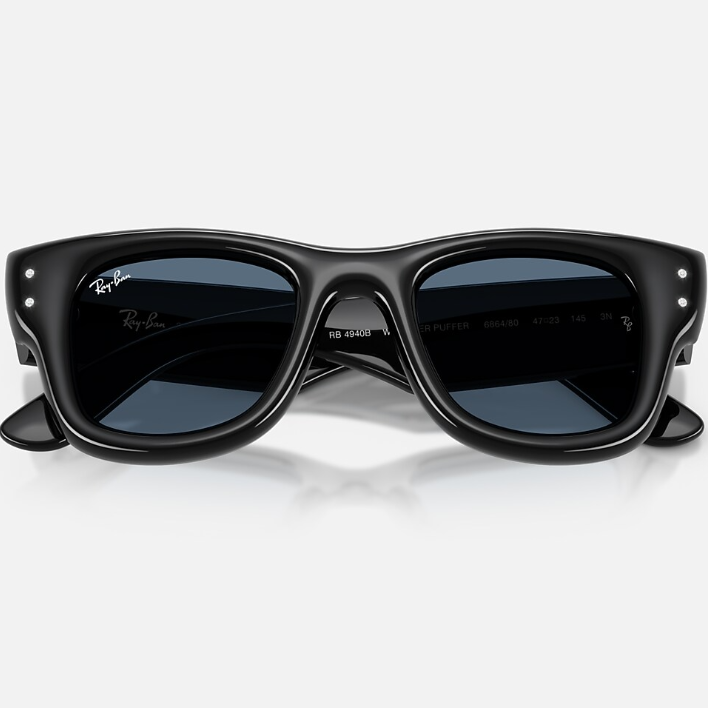 Ray Ban Men Square Frame Matt Black Sunglasses