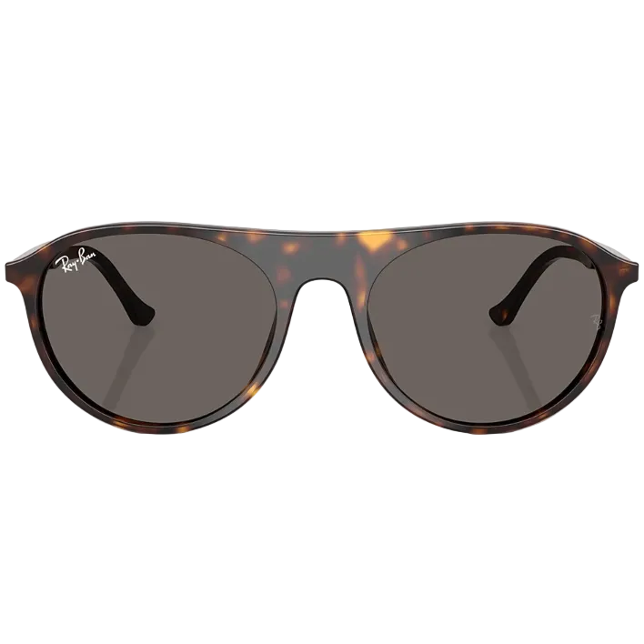 Ray Ban Men Square Frame Coffee Brown Sunglasses