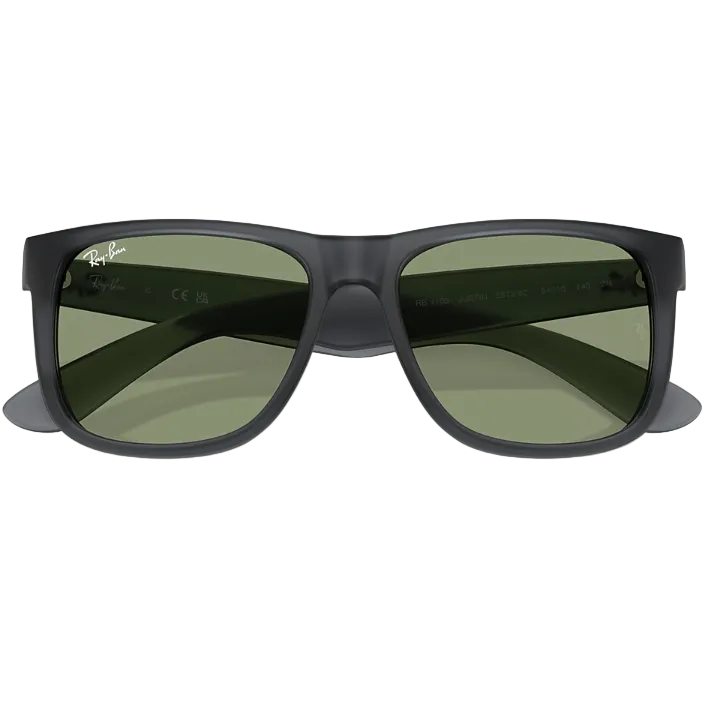 Ray Ban Men Square Frame Opal Grey Sunglasses
