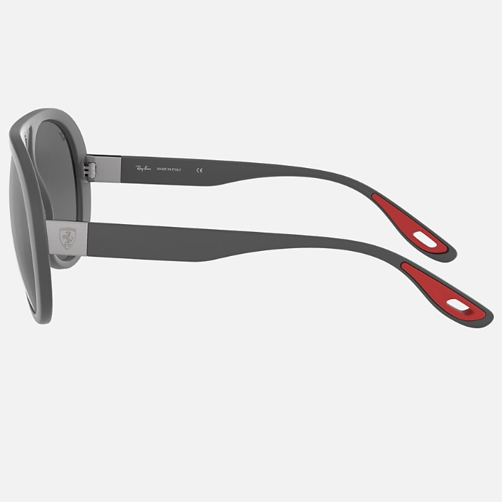 Ray Ban Men Pilot Frame Matte Grey Sunglasses