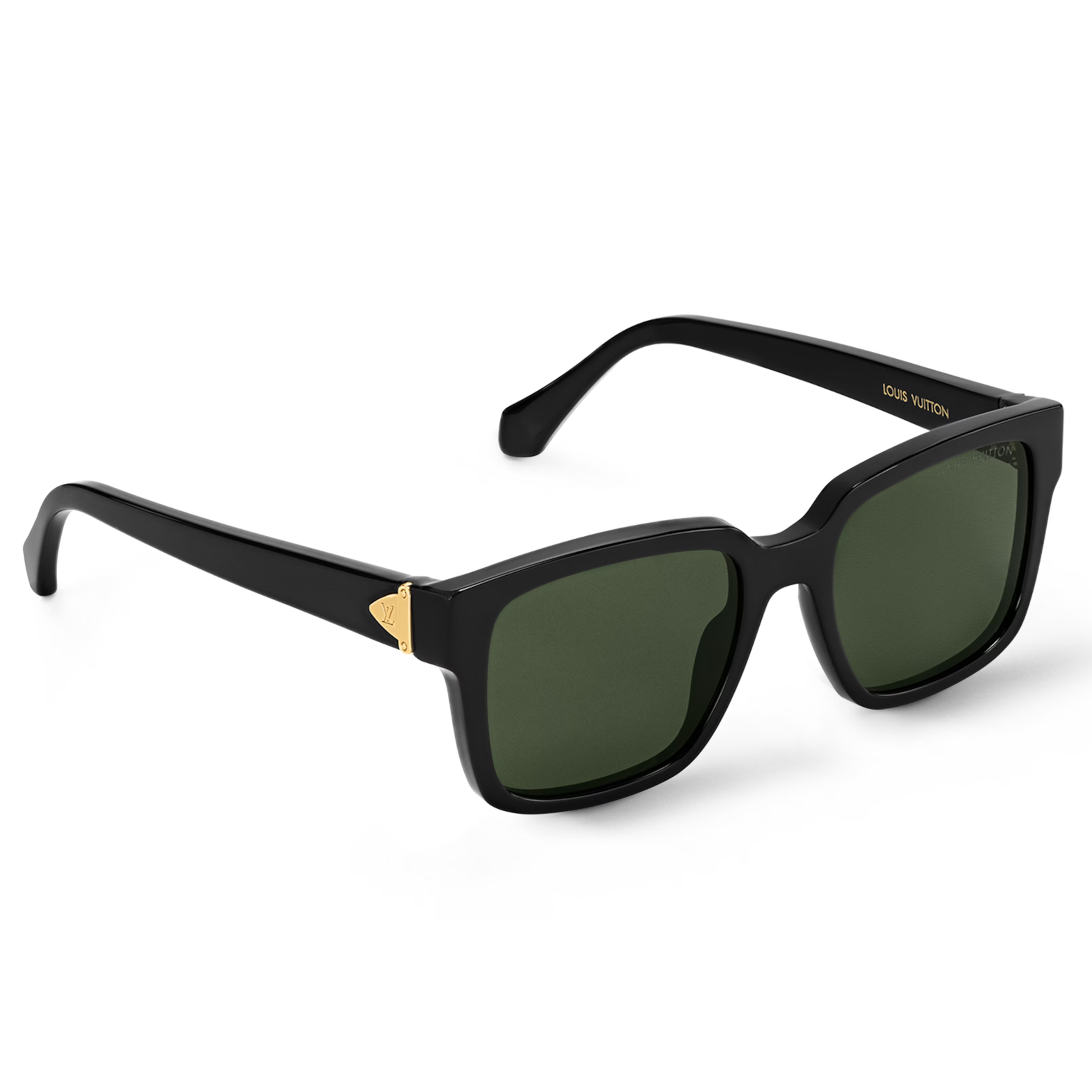 Louis Vuitton Men Sqaure Frame Jode Black Sunglasses