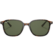 Ray Ban Men Square Frame Shiny Polished Tortoise Sunglasses