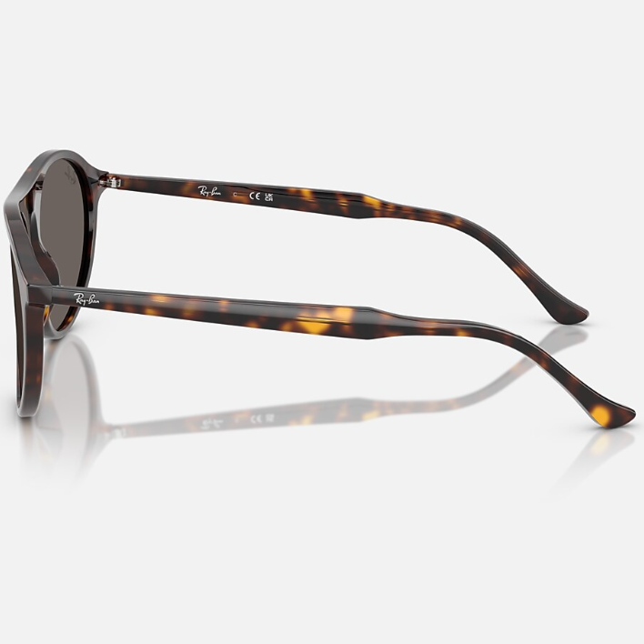 Ray Ban Men Square Frame Coffee Brown Sunglasses