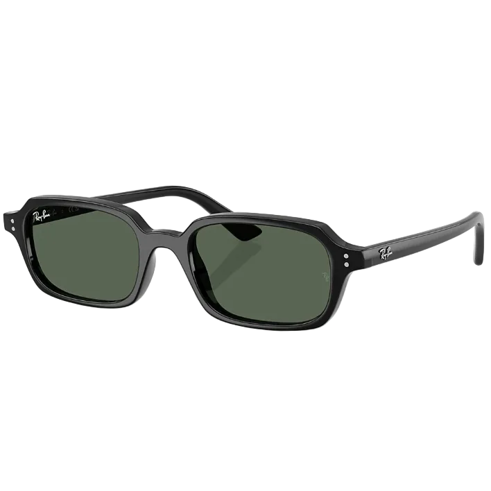 Ray Ban Men Pillow Frame Polished Black Sunglasses