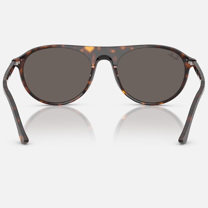 Ray Ban Men Square Frame Coffee Brown Sunglasses