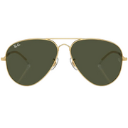 Ray Ban Women Pilot Frame Shiny Dusty Gold Sunglasses